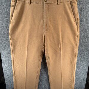 Orvis Moleskin Soft Chamois Feel Pants Men Outdoors Beige 40 Cotton ACTL 38X27.5
